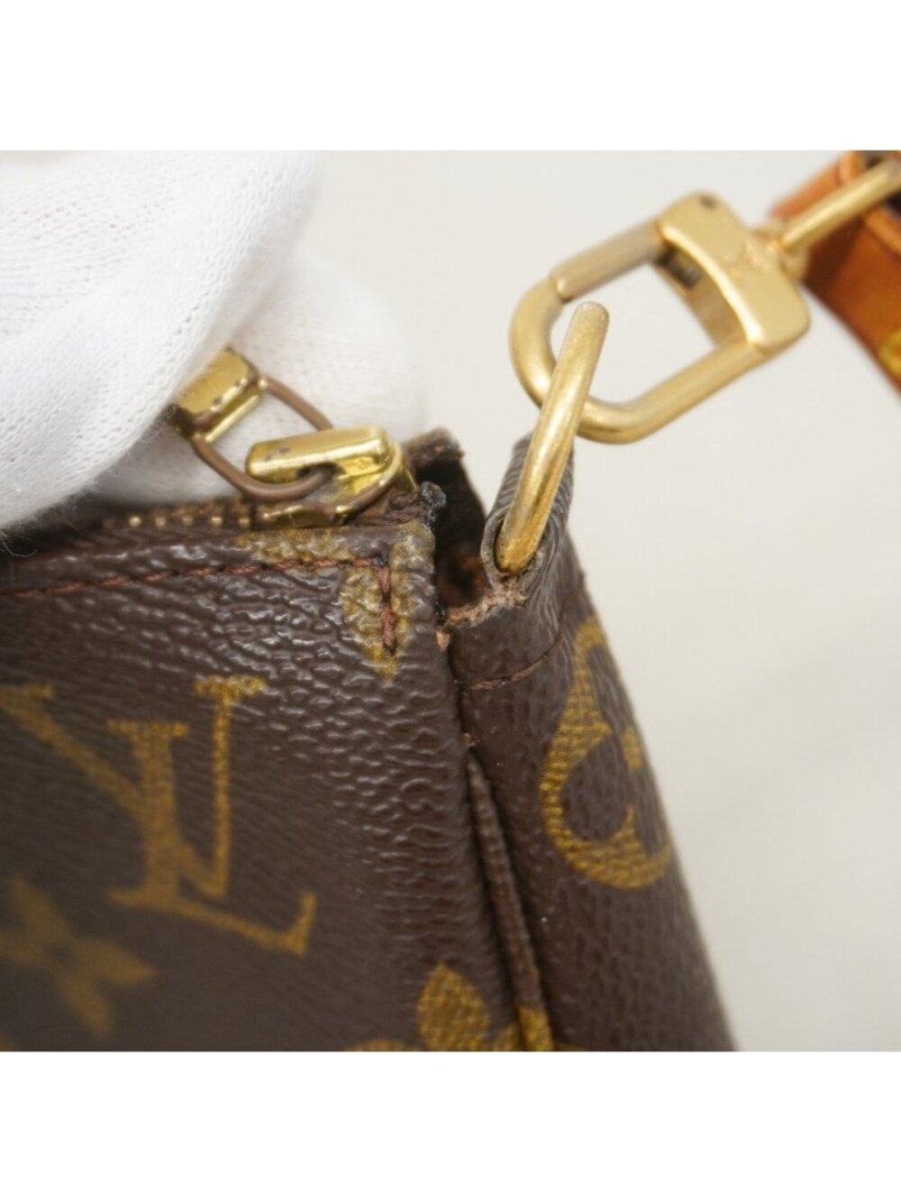 Louis Vuitton Pouch Monogram Pochette Brown - Picture 7 of 10